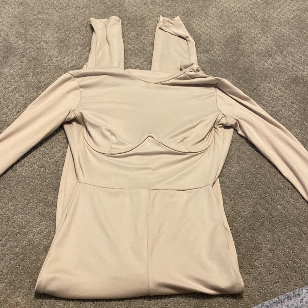 Making moves Nude jumpsuit